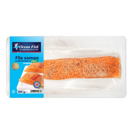 File somon condimentat cu piper - oceanfish.ro - Ocean Fish